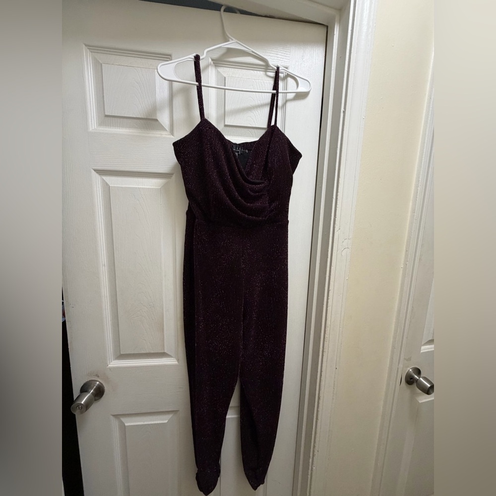 Elegant Purple Jumpsuit